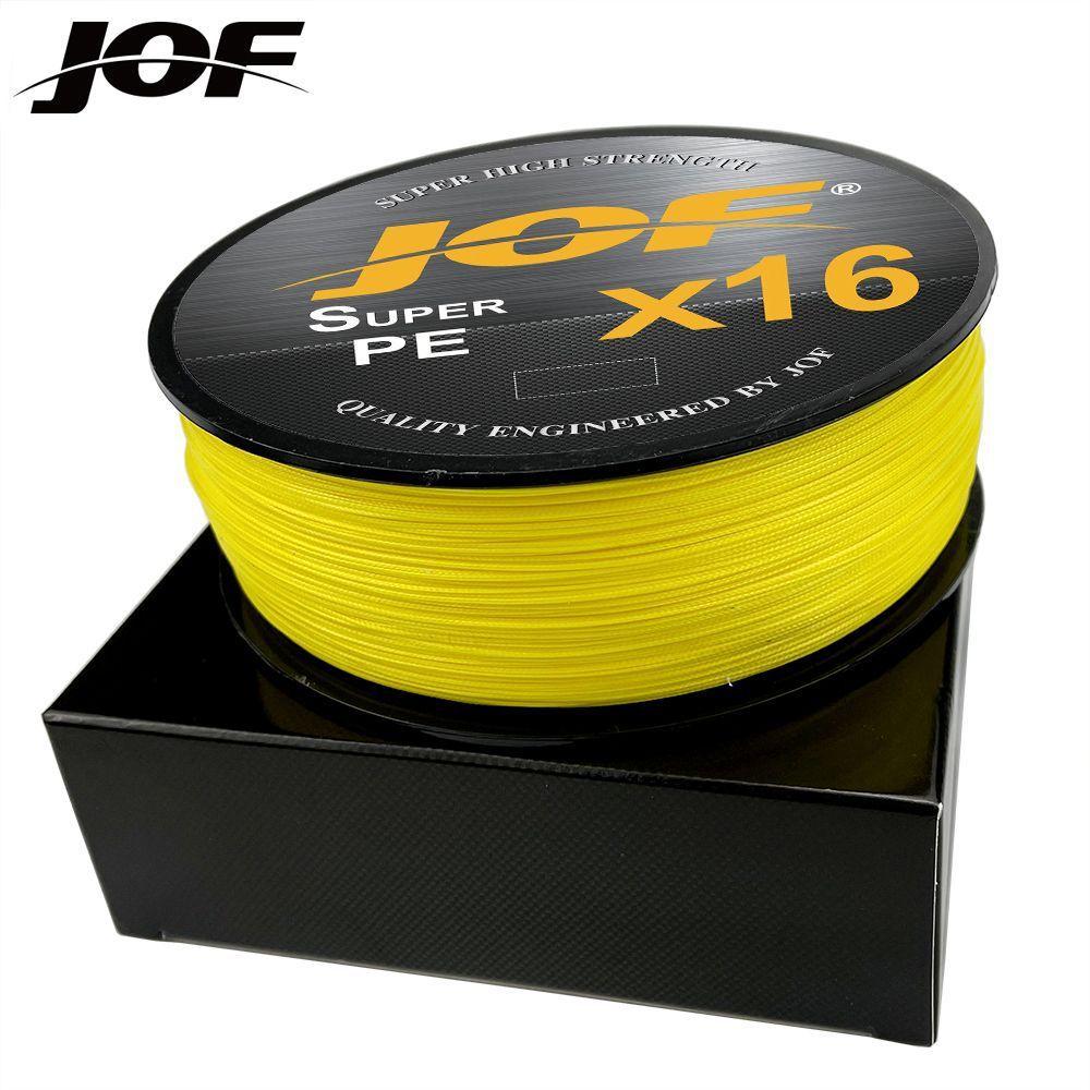 JOF16 12-strand PE Braided River & Saltwater Fishing Line 500m Abrasion-Resistant Smooth-Running High-Strength Long-Cast