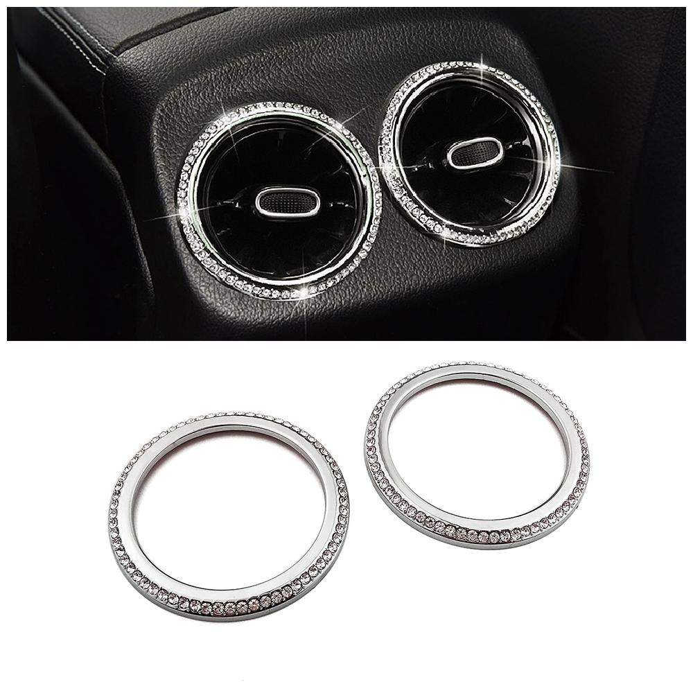 For Mercedes Benz B Class W247 2018-2020 B180 B200 B220 B250 Air Conditioner Outlet AC Vent Crystal Trim Ring Diamond Sticker