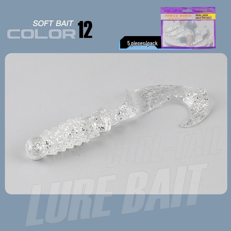 Big Wave Lockenschwanz Weichköder für Barsch und Mandarinfisch