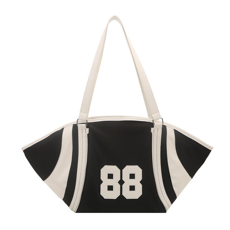 Large Capacity Trendy Casual Underarm Shoulder Bag For Women Digital Print Commute