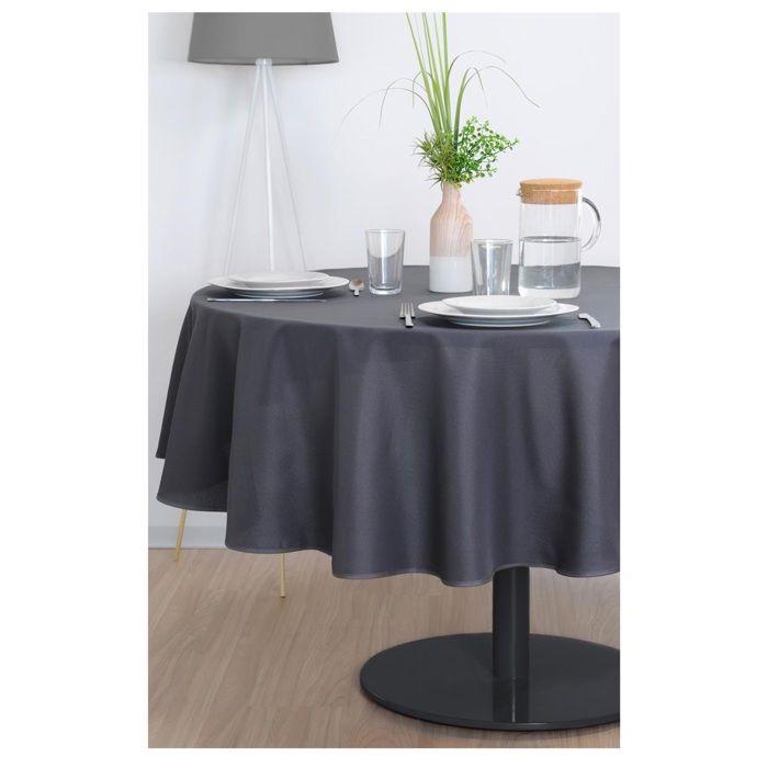 Nappe ronde 180 cm Nelsonn anthracite