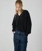 Yusentig Double V-Neck Knit Black Ak5Ap66410