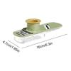 3 in 1 Ginger and Garlic Grinder Manual Garlic Slicer Home Kitchen Slicer Kitchen Tool for Slicing Chopping and Grinding Garlic