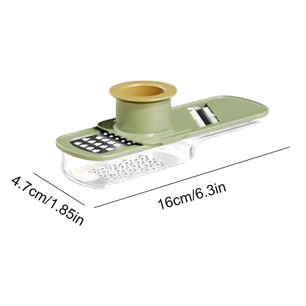 3 in 1 Ginger and Garlic Grinder Manual Garlic Slicer Home Kitchen Slicer Kitchen Tool for Slicing Chopping and Grinding Garlic