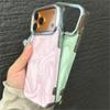 Plating Solid Color Water Ripple Case for iPhone 17 Air 16 15 14 13 12 11 Pro Max Plus Shockproof Candy Soft Armor Funda