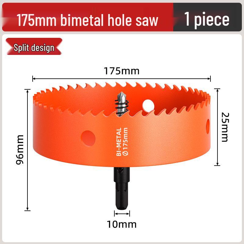 Pânză de găurit bimetalică pentru prelucrarea lemnului: Burghiu pentru Lemn, Gips-carton, Metal, Plastic și PVC - Măritor Găuri pentru Spoturi Încasetate 75mm.