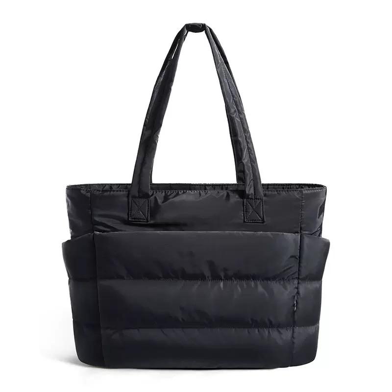 Damentasche Großes Fassungsvermögen Einfarbig Tragetasche Vielseitige Handtasche für Pendler Arbeit Studentische Klasse Einkaufstasche