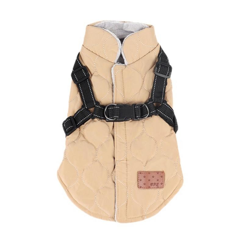 Dog Jackets Winter Warm Dog Clothes for Small Dog Stand Collar Pet Clothing Kitten Cat Windproof Jackets Hoodie Coat