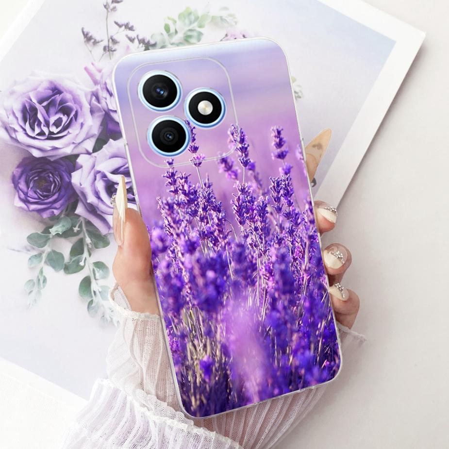 For Honor X8d 4G Case Beautiful Girl Peacock Painted Cover Soft Silicone Phone Case For Honor X8d X 8d HonorX8d 4G Fundas Bumper