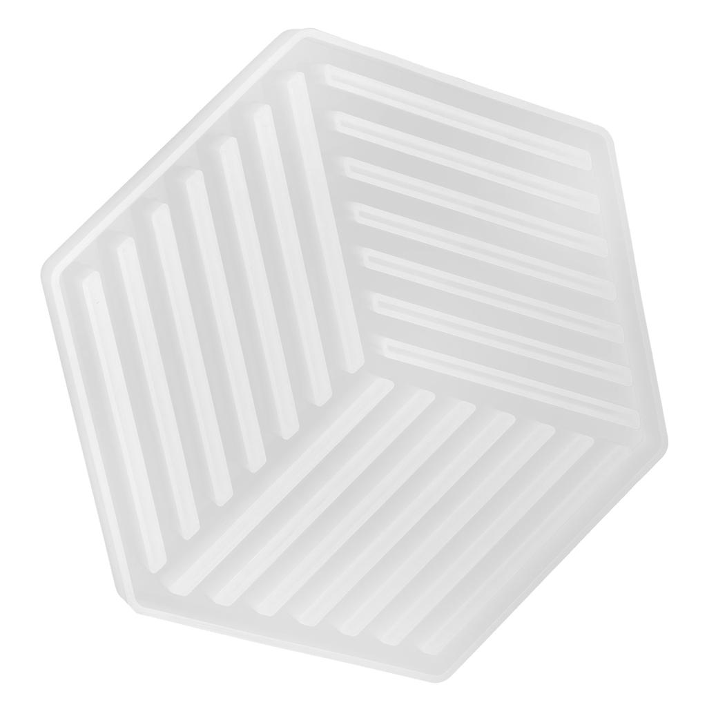 Silikonform DIY Flexibel Langlebig Weich Hohlstreifen Untersetzer Klebeform zum Herstellen von Geschenken