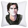 Hot American Tv Series Vampire Diaries Pillow Covers Sofa Decorative Home Double-Sided Printing Short Plush Cute Cushion Cover