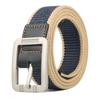 JEVI Men's Casual Woven Canvas Pin Buckle Belt