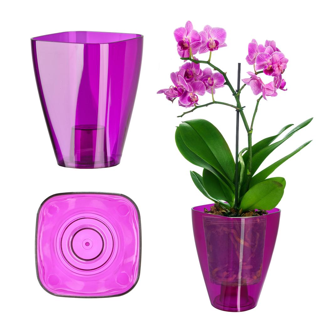 KADAX Pot Cover for Orchid Flower Pot Plastic Flowers
