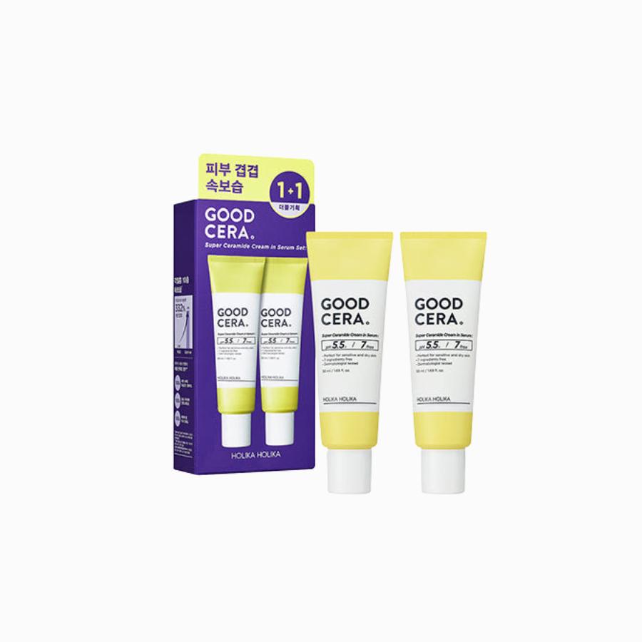 

Holika Holika Good Cera Super Ceramide Cream in Serum 50ml+50ml 2pcs