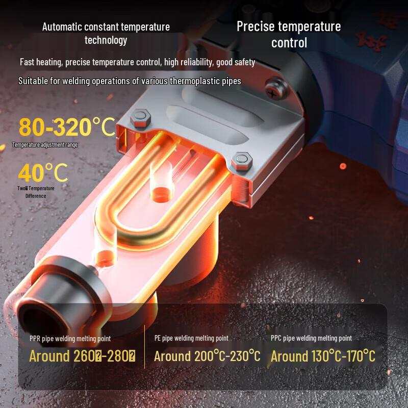 Dongcheng 20V Cordless PPR Pipe Welder CN plug (adapter included)