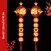 2025 New Year Couplets Snake Year Spring Festival Window Door Sticker Chinese Traditional New Year Home Decoration Supplies