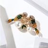 New Alloy Brooch High-end Niche Women's Peony High-end Pin Coat Suit High-end Versatile Brooch