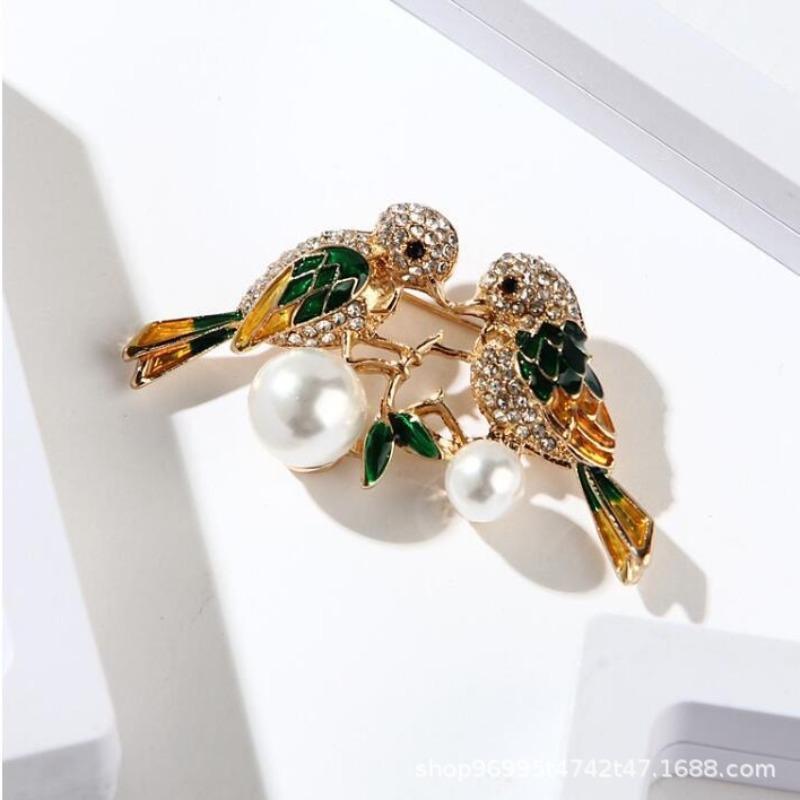 New Alloy Brooch High-end Niche Women's Peony High-end Pin Coat Suit High-end Versatile Brooch