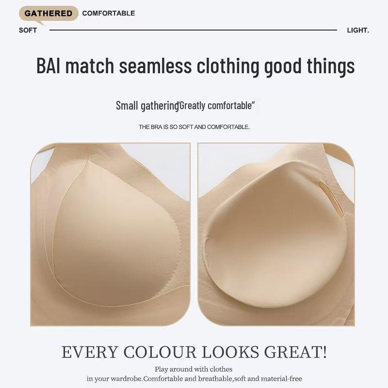 Seamless Plus Size Uplift Bra: Breathable, Anti-Sag, Comfortable & Close-Fitting