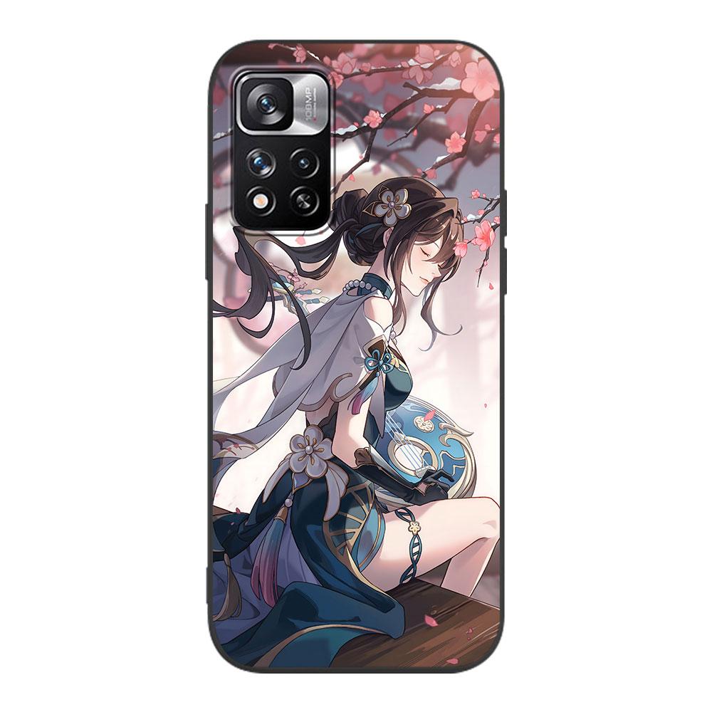 

Чехол Ruan Mei Star Rail для Xiaomi Redmi Note 8 10 11 9 10S 12 Pro Plus 7 8T 9S 12S 11S 11T 11E Pro Мягкий черный чехол для телефона TPU Redmi Note 11E Pro