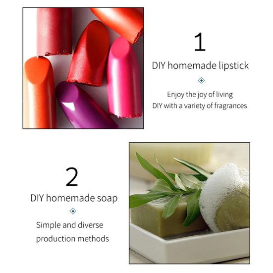 10ml 24 Flavors Essence Mini Edible Easy To Use Long-lasting Lightweight Handmade Soap Tool Grapeseed Oil Food Additives Fragrance