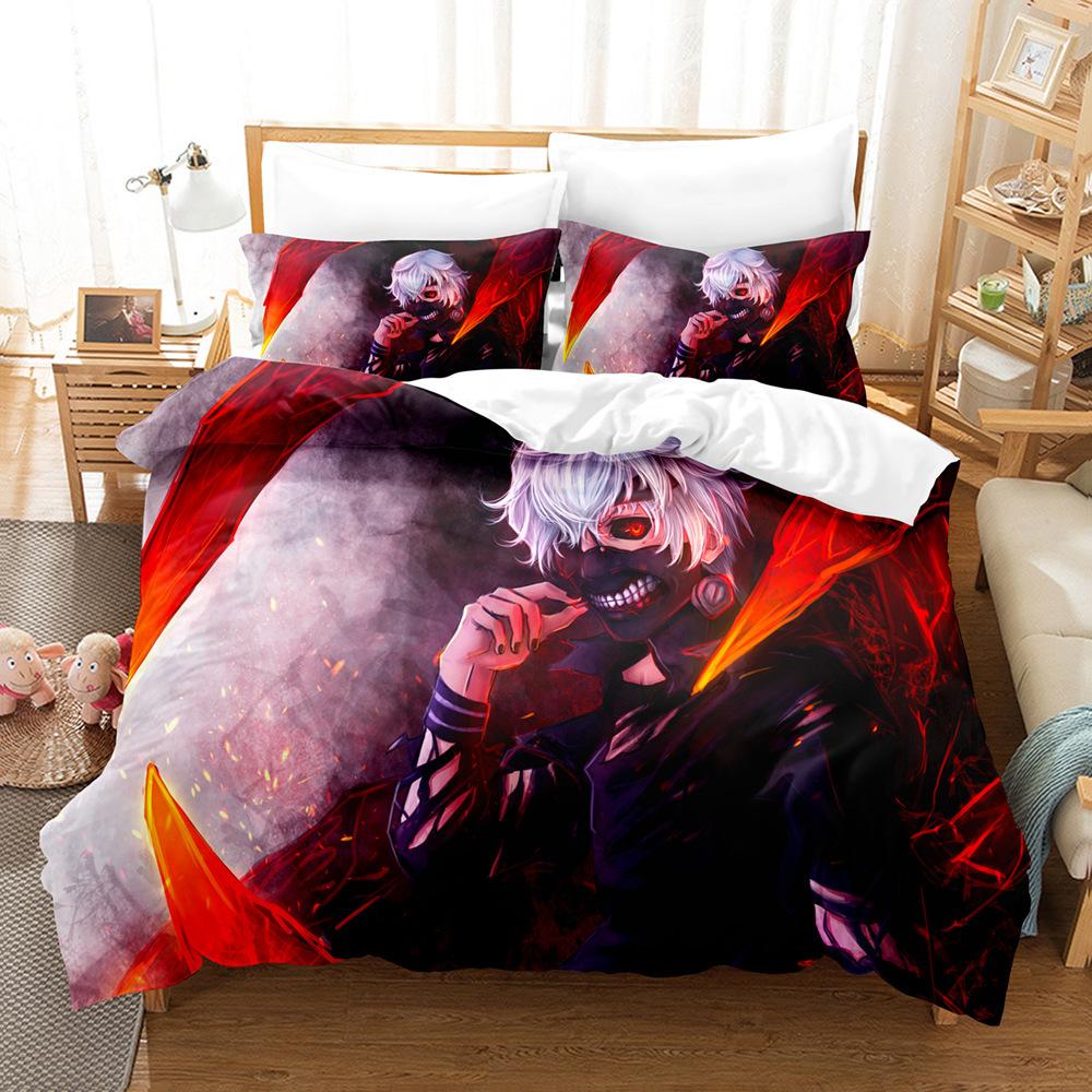 Horror Film Ghoul Series Quilt Cover And Pillowcases75*50Cm, Home Duvet Cover Bedding Sets Bedroom Gifts For Children And Boys