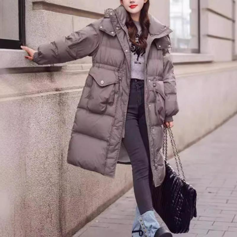 Medium and Long Down Jacket Women's Duck Down Winter Women's New Women's Down Jacket Fashion Women