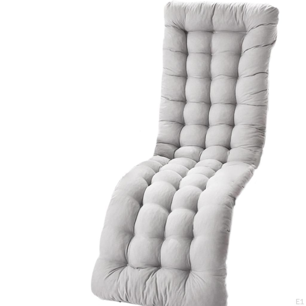 High Back Patio Chair Cushion Comfortable Recliner Pad Replacement