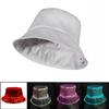 Modische LED-Licht Glasfaser Leuchtende Party Baseballkappe Bar Tanz Leuchtender Hip Hop Paare Outdoor Bekleidung Performance Requisiten