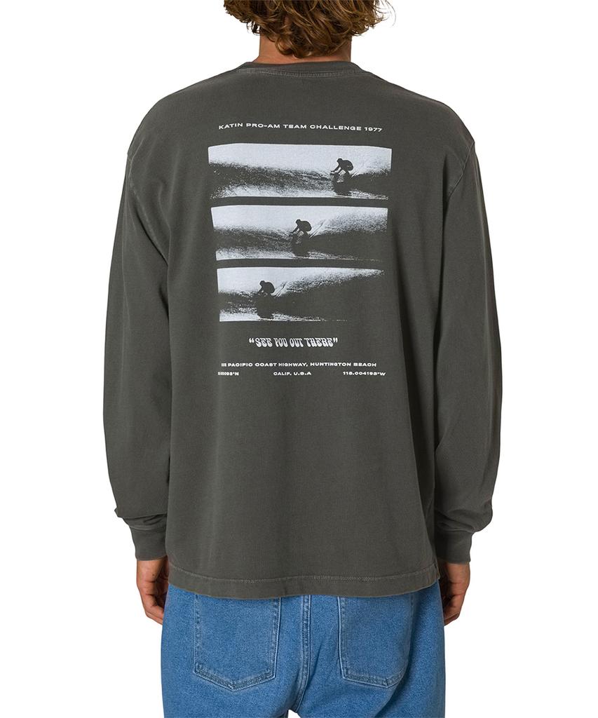 Keiteun Tunnels Boxy Fit Long Sleeve T-Shirt - Lead