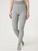 HUGDAY High-Waisted Fleece-Lined Leggings