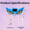 Wireless Solar Powered Demon Eye Car Light Suction Cup Smart LED Lights Cool EYE Ambient Lights