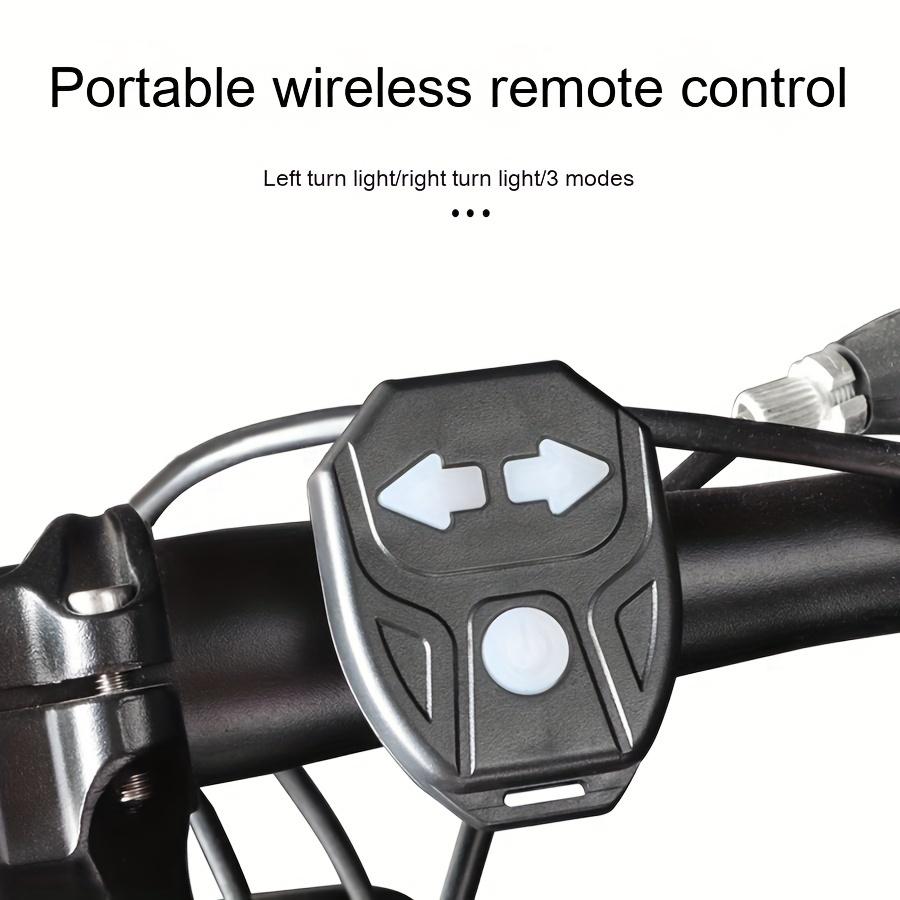 Bicycle Turn Signal Taillight, USB Rechargeable Wireless Remote Control LED Bicycle Light, Cycling Equipment