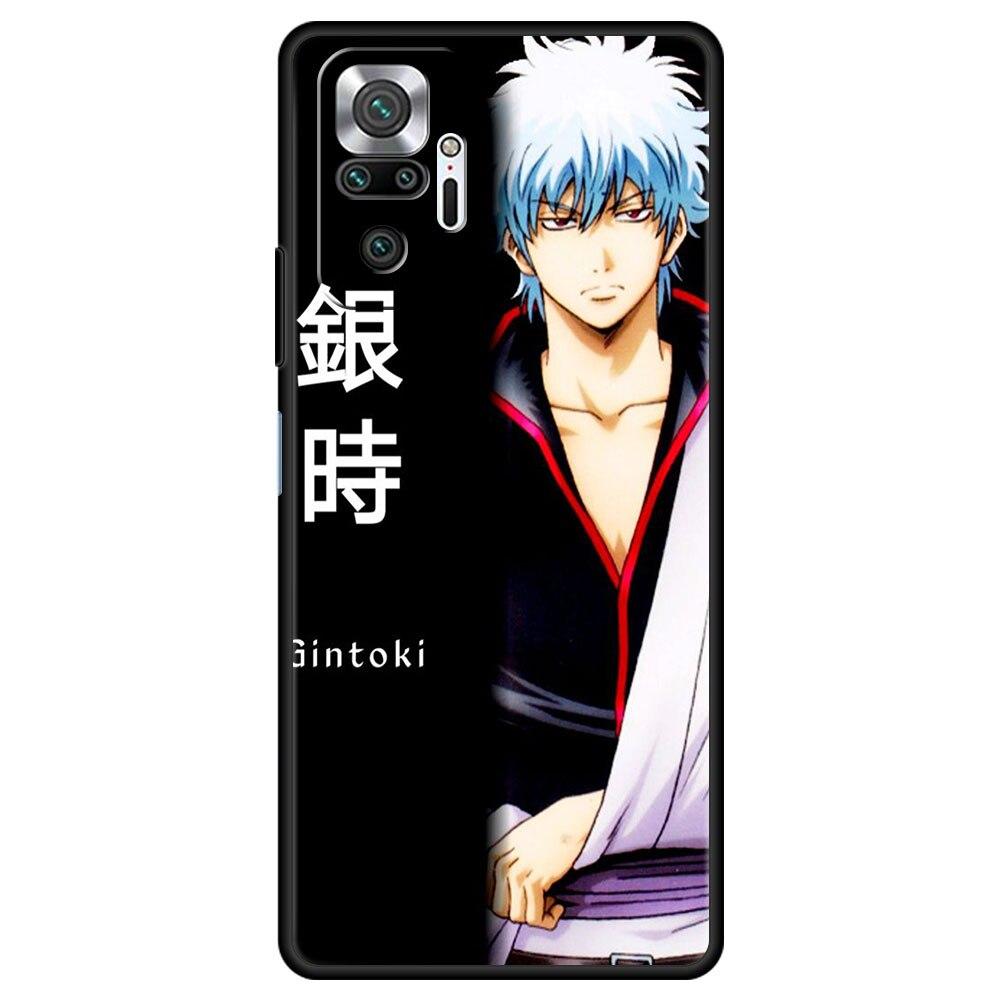 Custodia per redmi 9 9a 10 8t 9c k40 per Xiaomi Redmi note 11 10 9 pro 11T 11proplus Cover 8pro 7 9S 9T Funda Tanjiro Natsu Gintoki