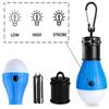 4pcs LED Camping Lantern Portable Hand-held Emergency Light Rechargeable Outdoor Tent Light Multihook For Hiking Survival Gear