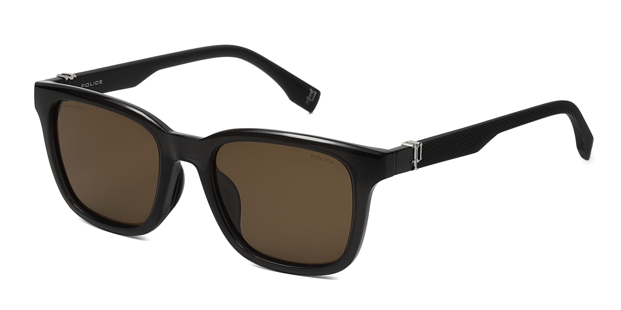 

Square Sunglasses SPLT72J 534ALP [Police][Authorized Import] Men s коричневий