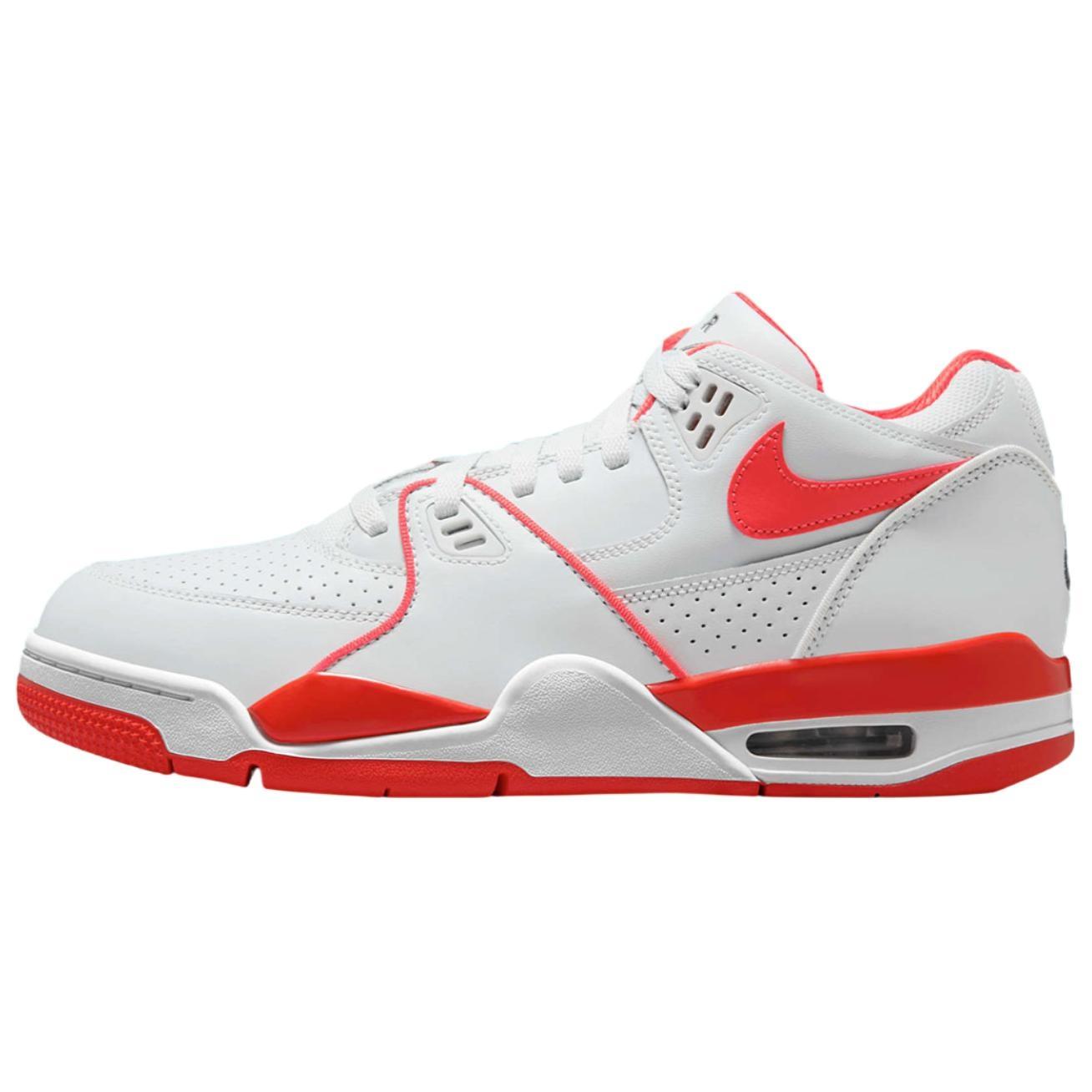 Nike Air Flight 89 Low Pure Platinum Picante Red Men s HJ4484-001 EU 42.5