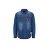 Camicia a maniche lunghe da uomo con ricamo Big M e Gabbiano 2ESHTM1SL162DN