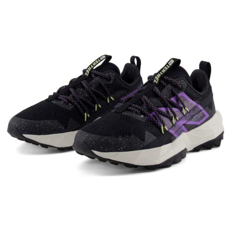 New Balance Nb Tektrel Comfortable Shock Absorption Durable Lightweight Low Top Running Shoes Women Running Shoes Black Purple WTTTRLK1