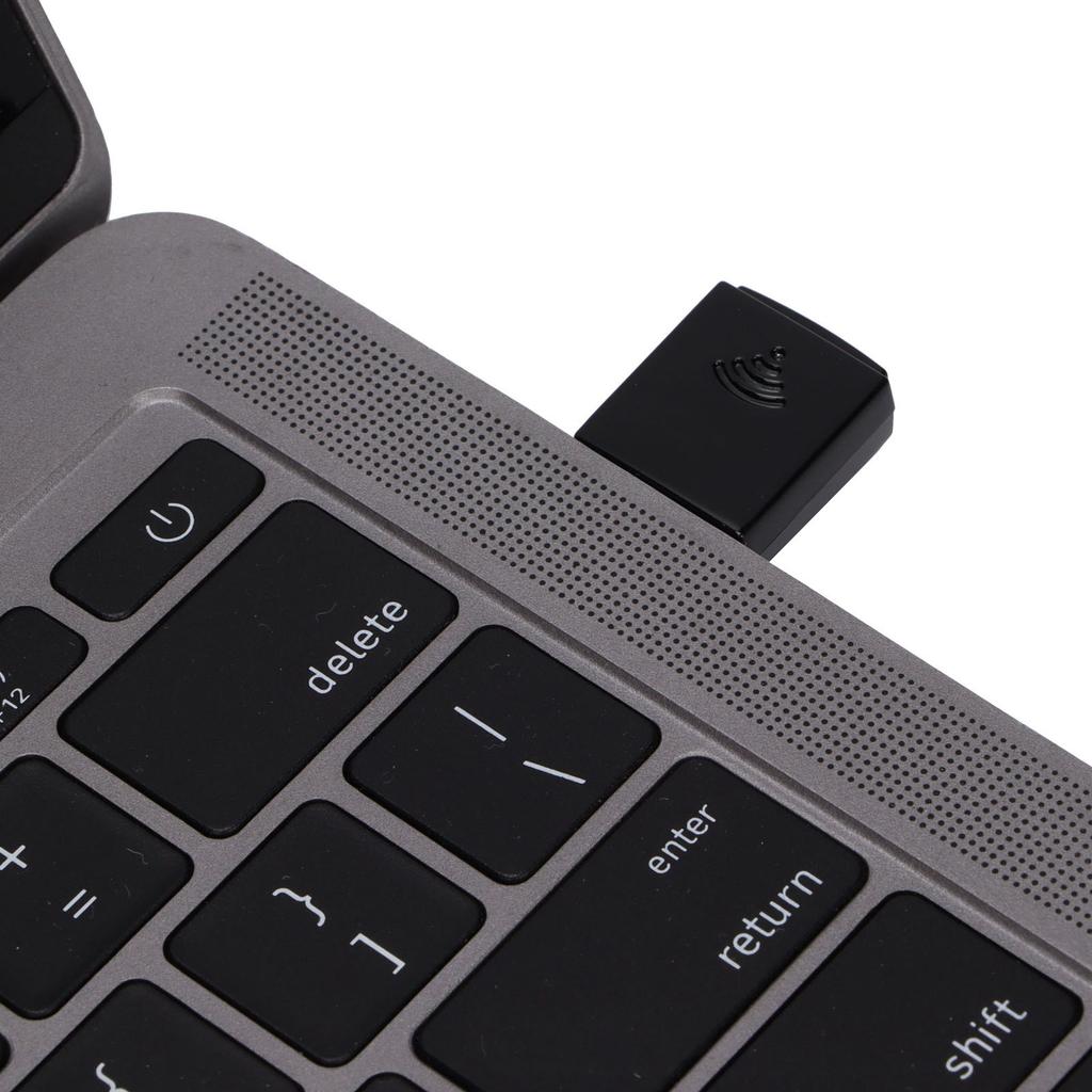 WiFi Adapter 300Mbps USB Long Distance Stable Performance Portable Wide Compatibility Safe WiFi Dongle for Home Office