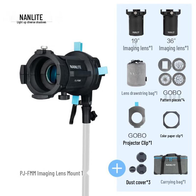 Nanlite FM Mount Projection Lens Kit