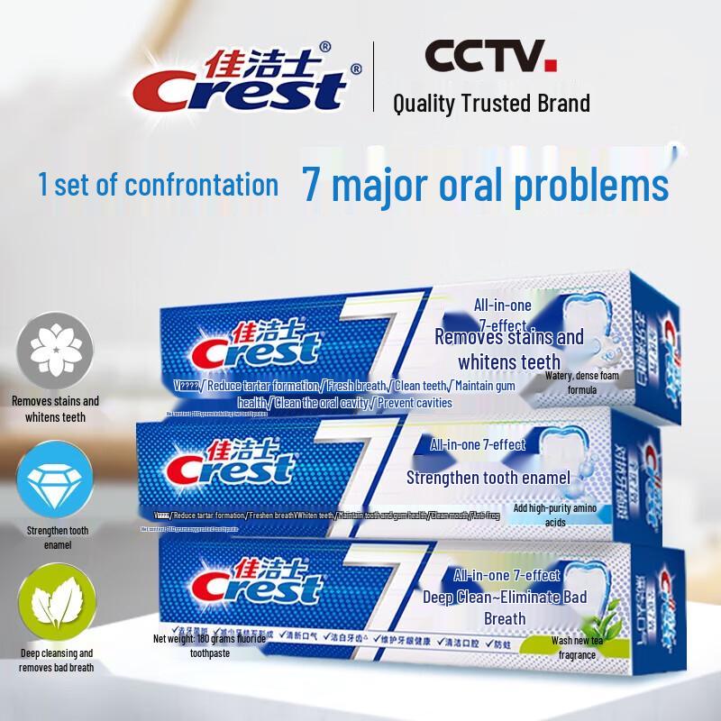 Crest 7-Benefit Complete Oral Care Toothpaste