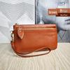 Korean Style Genuine Leather Multi-Functional Women's Wristlet Clutch Wallet