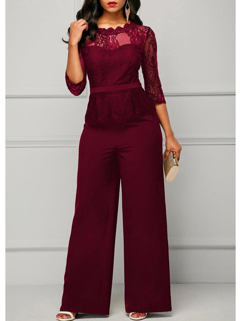 2022 Summer Sexy Lace Jumpsuit for Women
