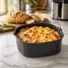Carbon Steel Baking Cake Tin With Handle Bread Baking Pan Fryer Cake Pan  Air Fryer Accessories
