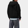 Carhartt WIP SS24 Active Jacket Classic Solid Color Logo Hooded Zip Long Sleeve Jacket Men jackets Black I032939-89-01