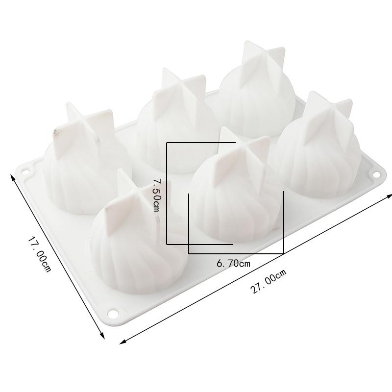Spiral Silicone Mold 3D Onion Mousse Cake Baking Russian Tale French Dessert Chocolate For Pastry Truffle Candle Ice Cream Tools