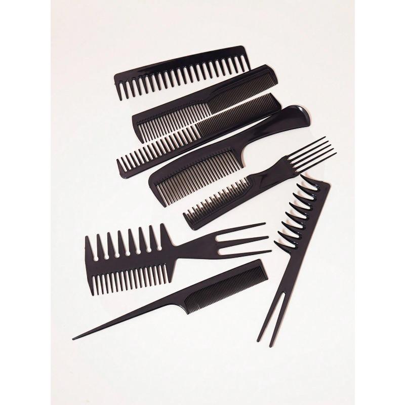 Styling Comb Set, 8Pcs Styling Comb Set, Hairdressing Tools Professional Hair Comb, Suitable For Hairstyles Hair Brush, Comb, Hair Tools