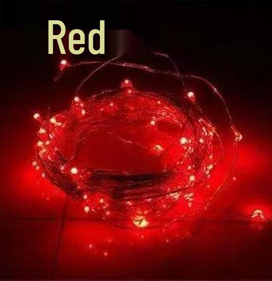 LED Copper Wire String Lights with Battery Box for Gift Box, Baking, Bouquet, Fresh Flowers, Cake, and Christmas Decorations.