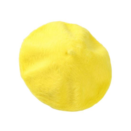 Women Painter Hat Solid Color Octagonal Dome Top Beret Hat Autumn Winter Warm Plush Hat Fashion Accessories